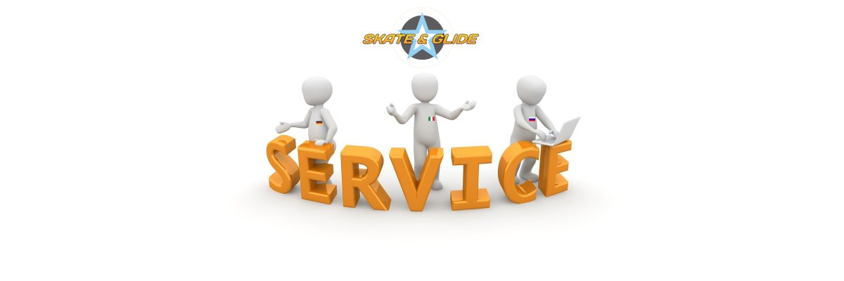 Service bei SKATE &amp; GLIDE - Service im Fachgeschäft SKATE &amp; GLIDE
