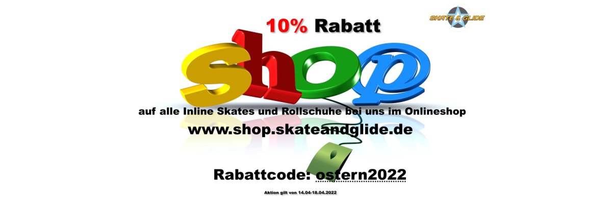 10% Rabatt auf alle Inline Skates und Rollschuhe - 10% Rabatt auf alle Inline Skates und Rollschuhe
