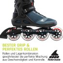 Rollerblade Macroblade 90 orion blau scharf orange