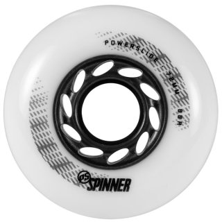 Powerslide Spinner Wheels 72mm 88A 4er Pack weiß 