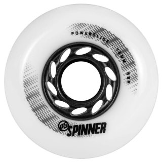 Powerslide Spinner Wheels 76mm 88A 4er Pack wei&szlig;