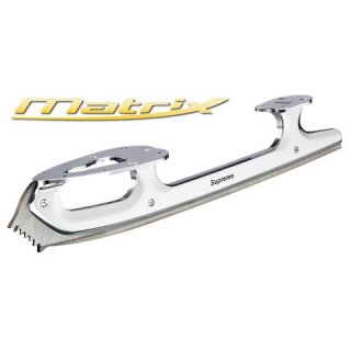 Jackson Ultima Matrix Supreme Eiskunstlaufkufe Silber 9 1/4"