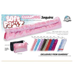 Guardog Softpawz Stoffschoners Schlafschoner Sequin Pailletten Iridescent White
