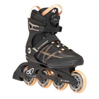 K2 Alexis 80 Boa Schwarz Orange EU 42.5 US 11