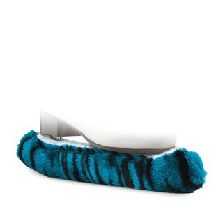 GRAF Softguards Blade Covers Fuzzy Kufenschützer Blau Tiger L/XL