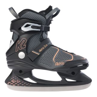 K2 Alexis Ice Pro schwarz grau lachs US 10 / EU 41,5