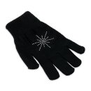 GRAF Handschuhe black mit Strass M