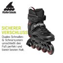 Rollerblade RB 80 schwarz rot EU 44.5 / US 11