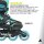 Rollerblade Microblade schwarz/hellblau EU 28-32  / US 11J-1