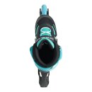 Rollerblade Microblade schwarz/hellblau EU 33-36,5  / US 2-5