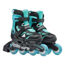 Rollerblade Microblade schwarz/hellblau EU 33-36,5  / US 2-5