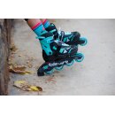 Rollerblade Microblade schwarz/hellblau EU 33-36,5  / US 2-5