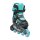 Rollerblade Microblade schwarz/hellblau EU 33-36,5  / US 2-5