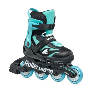 Rollerblade Microblade schwarz/hellblau EU 36,5-40,5  / US 5-8