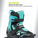 Rollerblade Microblade schwarz/hellblau EU 36,5-40,5  / US 5-8