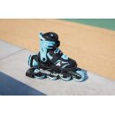 Rollerblade Microblade schwarz/hellblau EU 36,5-40,5  / US 5-8