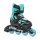 Rollerblade Microblade schwarz/hellblau EU 36,5-40,5  / US 5-8
