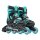 Rollerblade Microblade schwarz/hellblau EU 36,5-40,5  / US 5-8