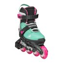 Rollerblade Microblade XT schwarz/meeresgrün EU 28-32  / US 11J-1