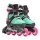 Rollerblade Microblade XT schwarz/meeresgrün EU 28-32  / US 11J-1