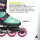 Rollerblade Microblade XT schwarz/meeresgrün EU 28-32  / US 11J-1