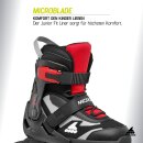 Rollerblade Microblade schwarz/rot EU 28-32  / US 11J-1