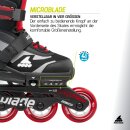 Rollerblade Microblade schwarz/rot EU 28-32  / US 11J-1