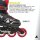 Rollerblade Microblade schwarz/rot EU 28-32  / US 11J-1