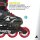 Rollerblade Microblade schwarz/rot EU 28-32  / US 11J-1