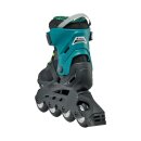 Rollerblade Microblade XT schwarz/petrol grün EU 33-36,5  / US 2-5