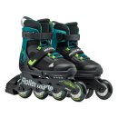 Rollerblade Microblade XT schwarz/petrol grün EU 33-36,5  / US 2-5