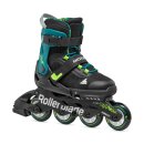 Rollerblade Microblade XT schwarz/petrol grün EU 33-36,5  / US 2-5