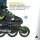 Rollerblade Microblade XT schwarz/petrol grün EU 33-36,5  / US 2-5