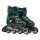 Rollerblade Microblade XT schwarz/petrol grün EU 33-36,5  / US 2-5