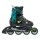 Rollerblade Microblade XT schwarz/petrol grün EU 33-36,5  / US 2-5