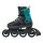 Rollerblade Microblade XT schwarz/petrol grün EU 33-36,5  / US 2-5