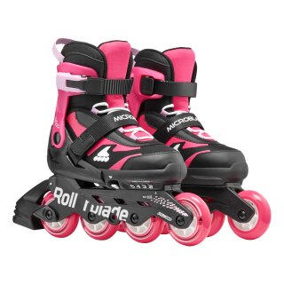 Rollerblade Microblade schwarz/rosa EU 28-32  / US 11J-1