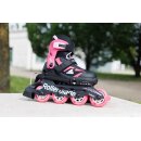 Rollerblade Microblade schwarz/rosa EU 28-32  / US 11J-1