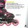Rollerblade Microblade schwarz/rosa EU 28-32  / US 11J-1