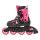 Rollerblade Microblade schwarz/rosa EU 28-32  / US 11J-1