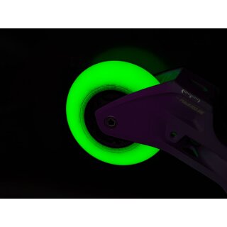 Powerslide Spinner Wheels 80mm 85A  Neons Green 4 pack