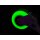 Powerslide Spinner Wheels 80mm 85A  Neons Green 4 pack