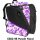 Transpack Back Pack Rucksack Purple Floral