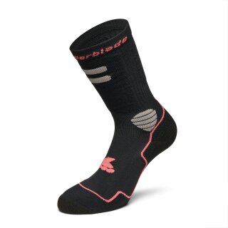 Rollerblade High Performance Socks Black/Coral